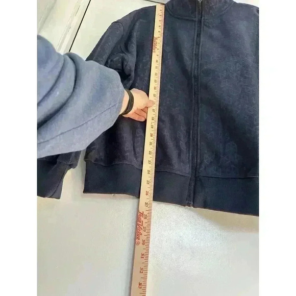 Raw Gear Men’s Dark Blue M Fleece Zip Up Long Sleeve Jacket Coat New With Tags - Picture 3 of 6